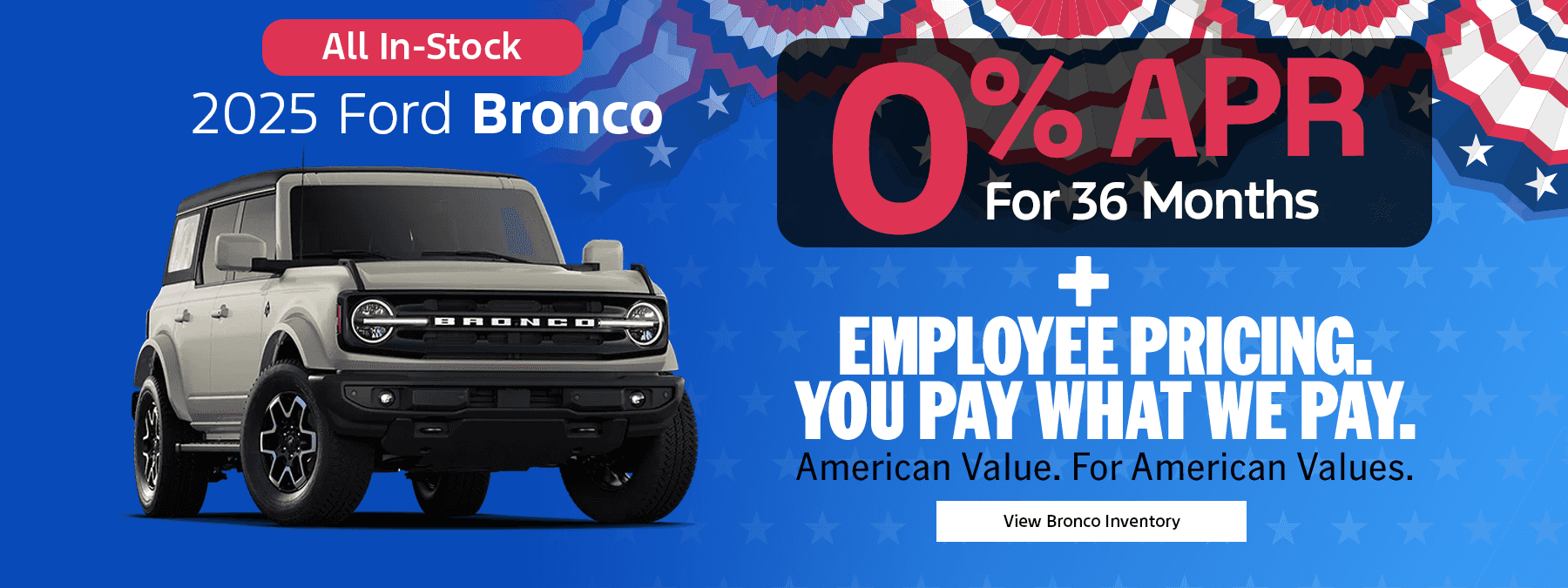 Ford Bronco Special Offer Sacramento, CA