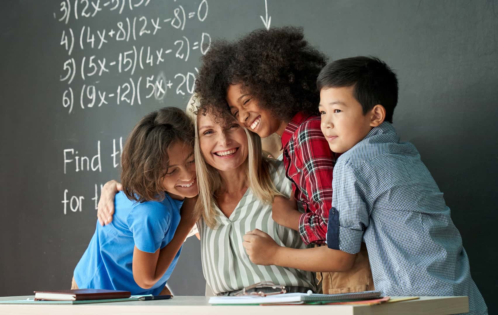 Students with Teacher