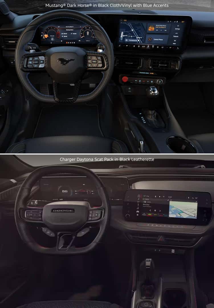 Mustang vs. Charger Technology & Features