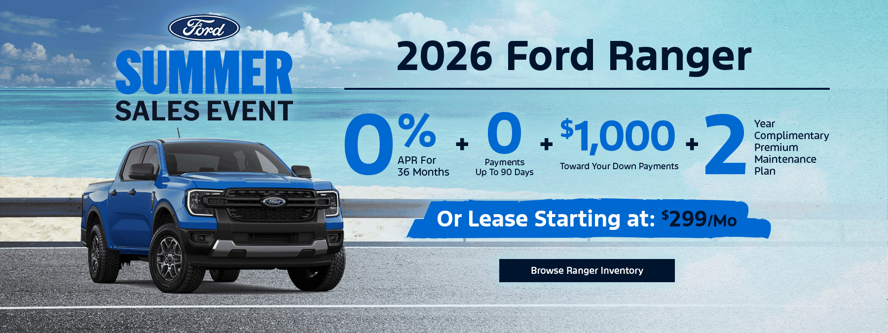 Ford Ranger Special Offers Sacramento, CA