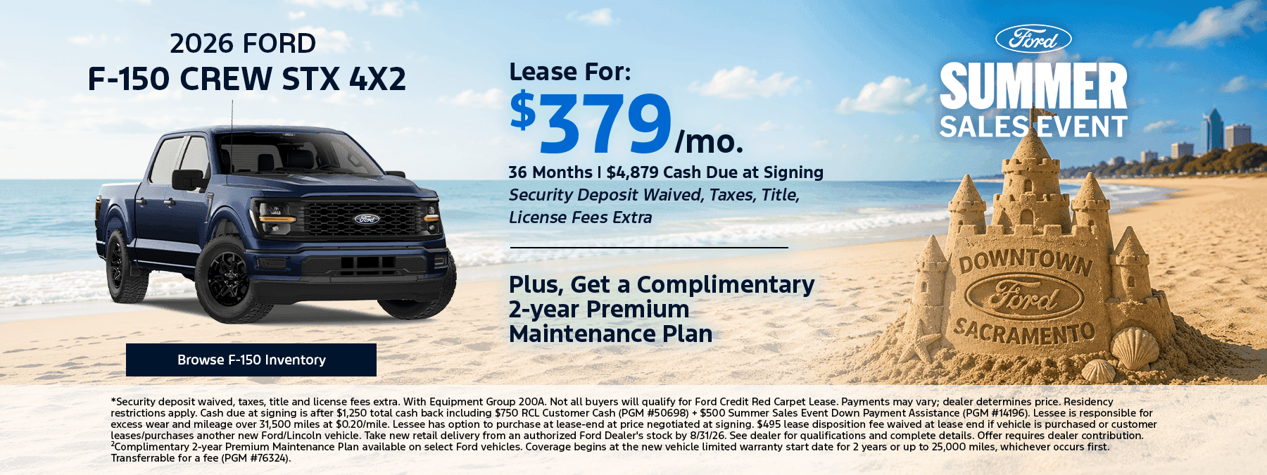 Ford F-150 Specials Offers Sacramento, CA
