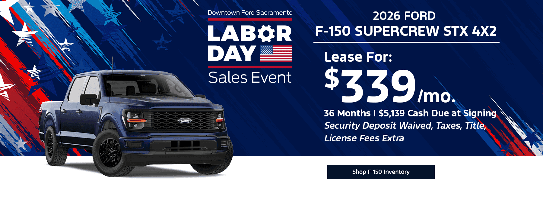 Ford F-150 Special Offer Sacramento, CA