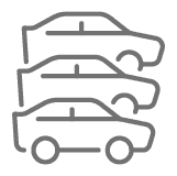 multiple car icon