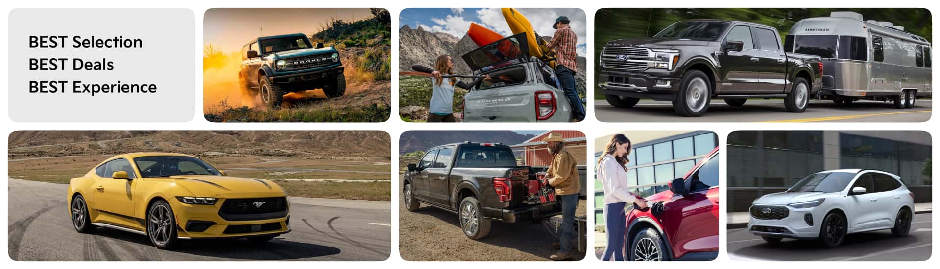 Best Selection, Best Deals, Best Experience