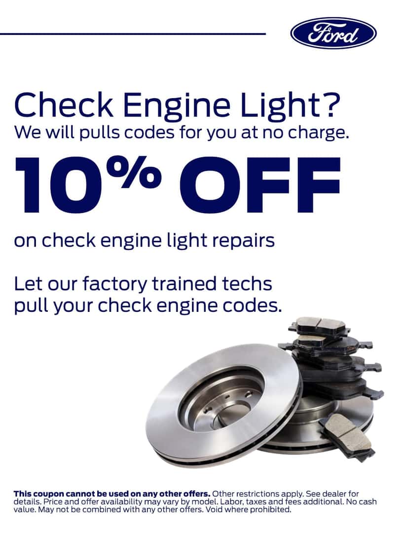 ford of harvey louisiana service and parts specials