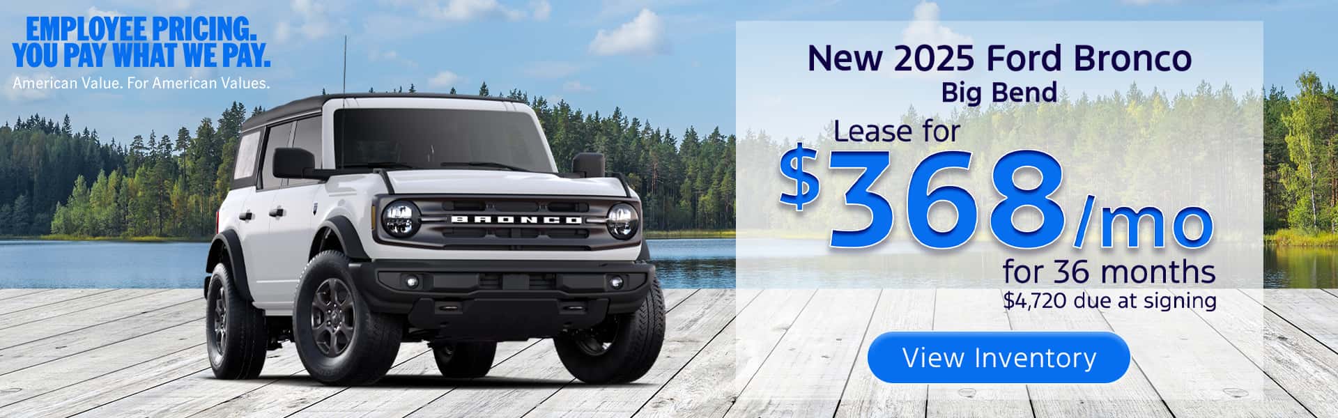 New 2025 Ford Bronco Big Bend