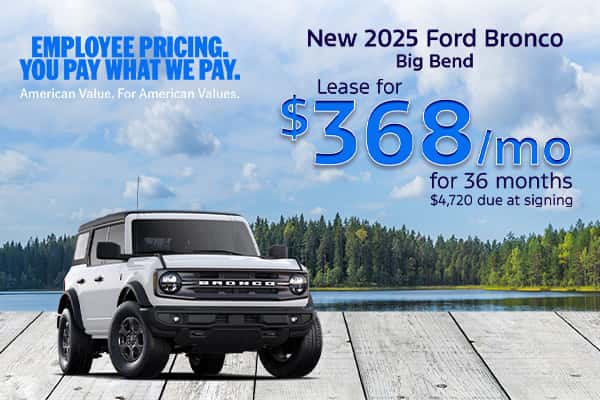 New 2025 Ford Bronco Big Bend
