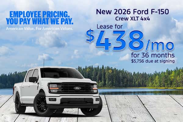 New 2026 Ford F‑150 Crew XLT 4x4
