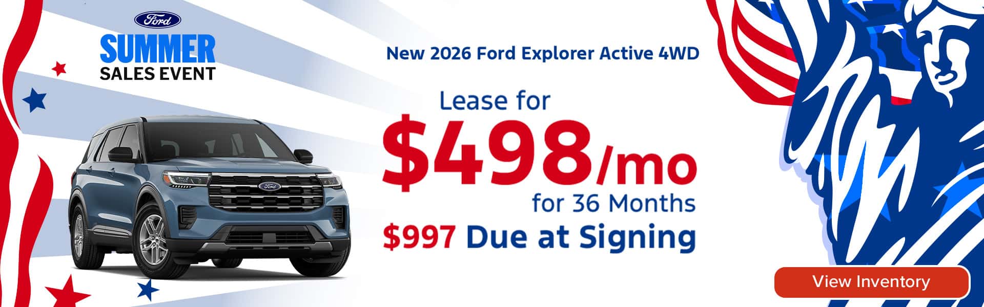 New 2026 Ford Explorer Active 4WD