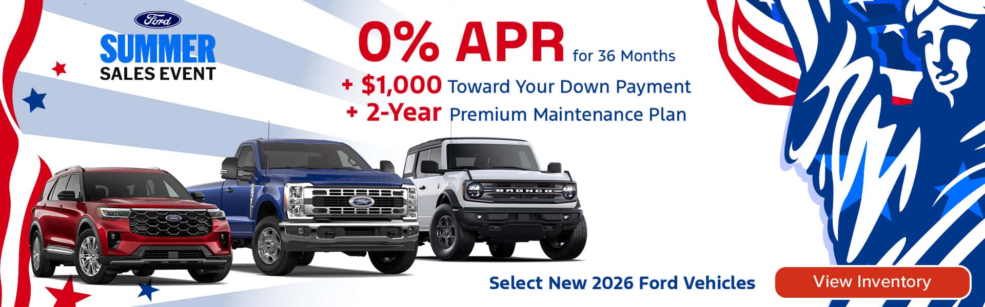 On Select 2026 Ford Vehicles
