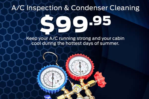 A/C Inspection & Condenser Cleaning