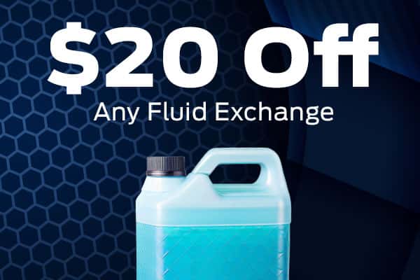 $20 Off Any Fluid Exchange*