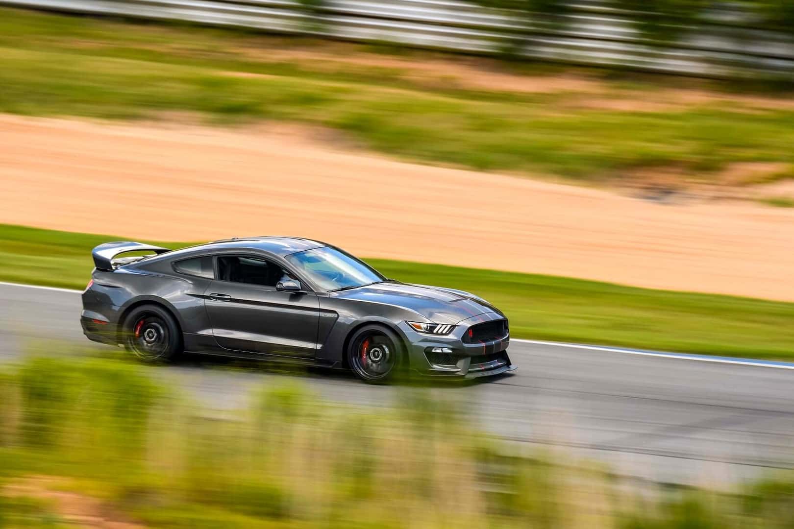 Ford Mustang driving through Wine Country
