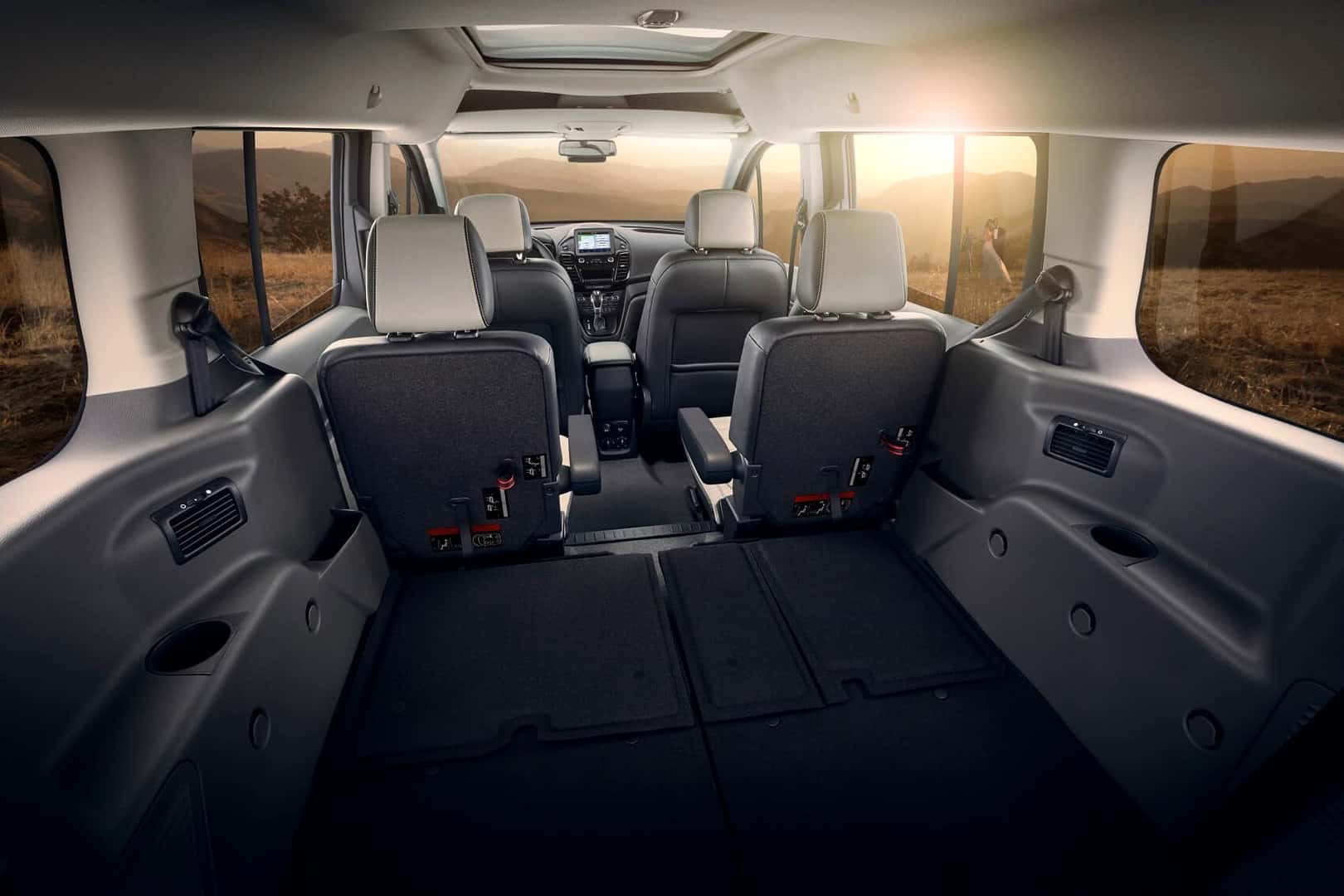 Inside view of Ford Transit Cargo Van