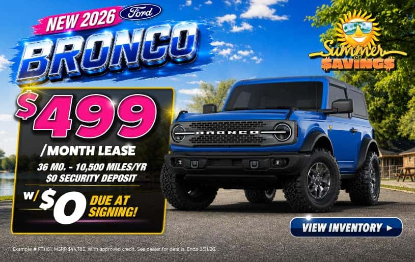 New 2026 Ford Bronco