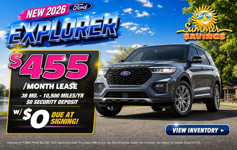 New 2026 Ford Explorer