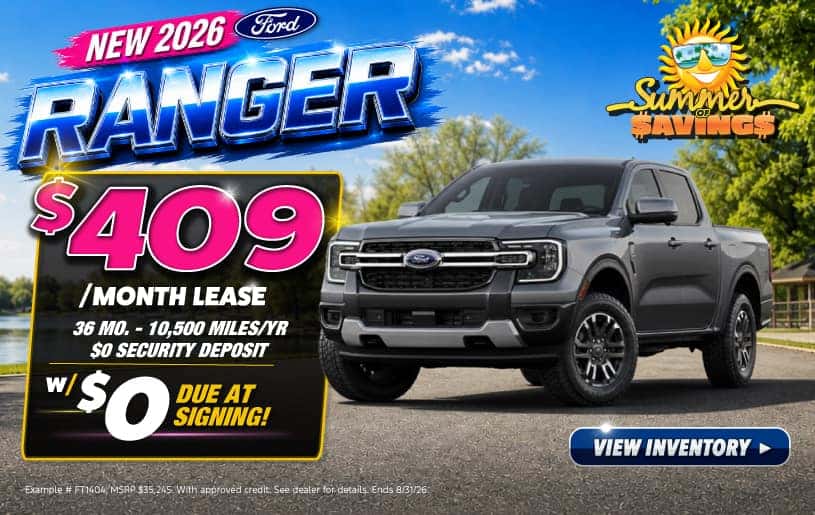 New 2026 Ford Ranger