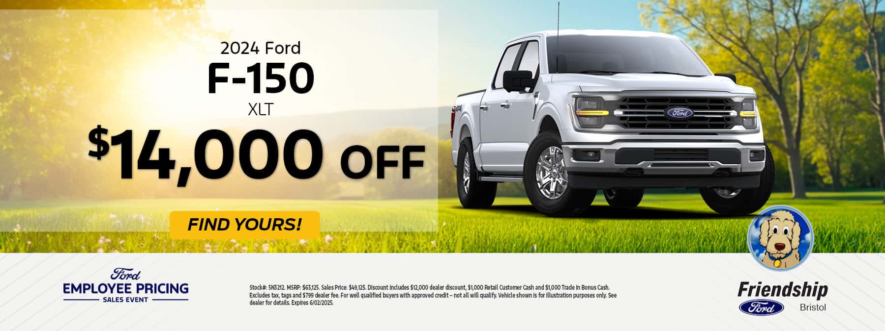 2024 Ford F-150 $14,000 off!