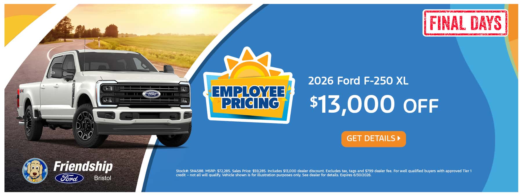 $13,000 off 2026 Ford F-250!