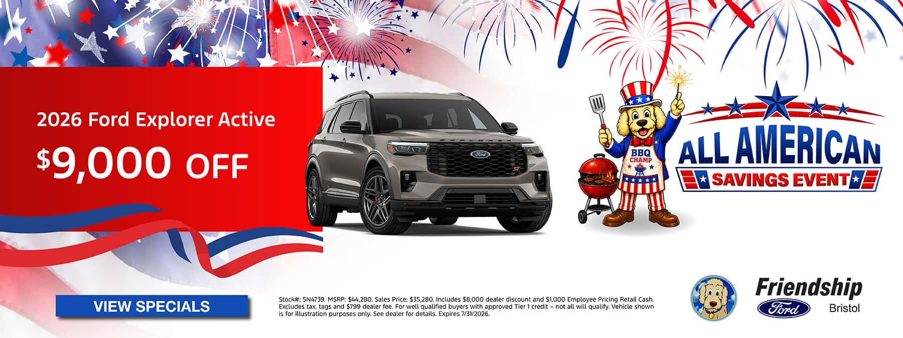 $9,000 off 2026 Ford Explorer!