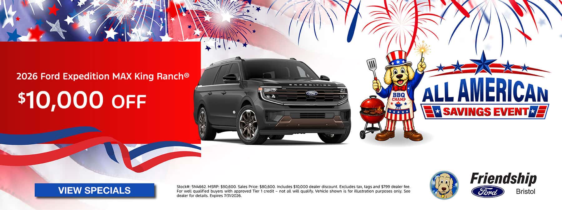 $10,000 off 2026 Ford Expedition!