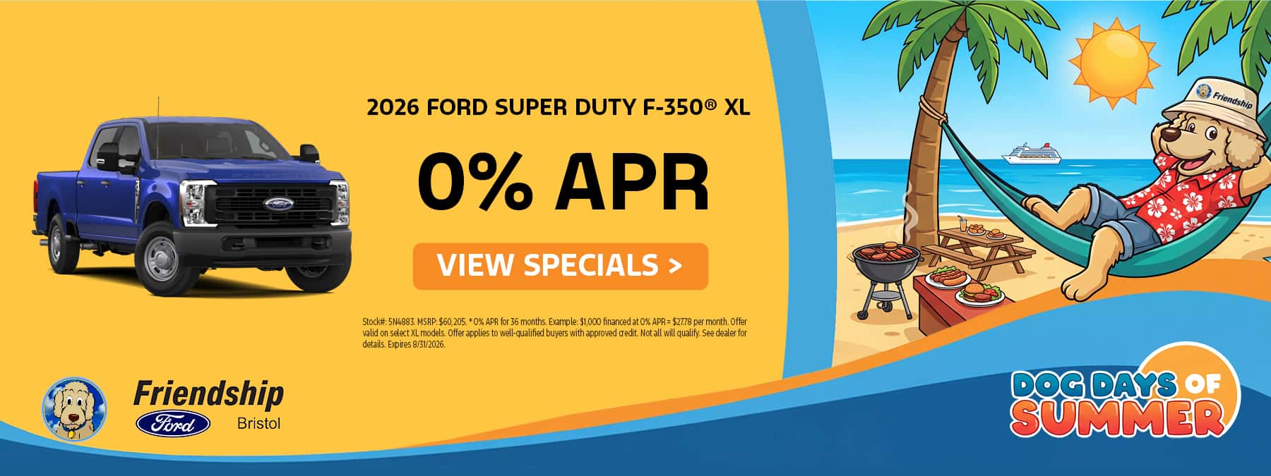 0% APR available on 2026 Ford F-350!