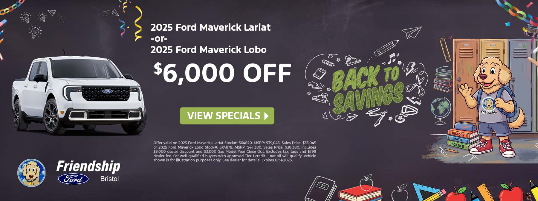 $6,000 off 2025 Ford Maverick!