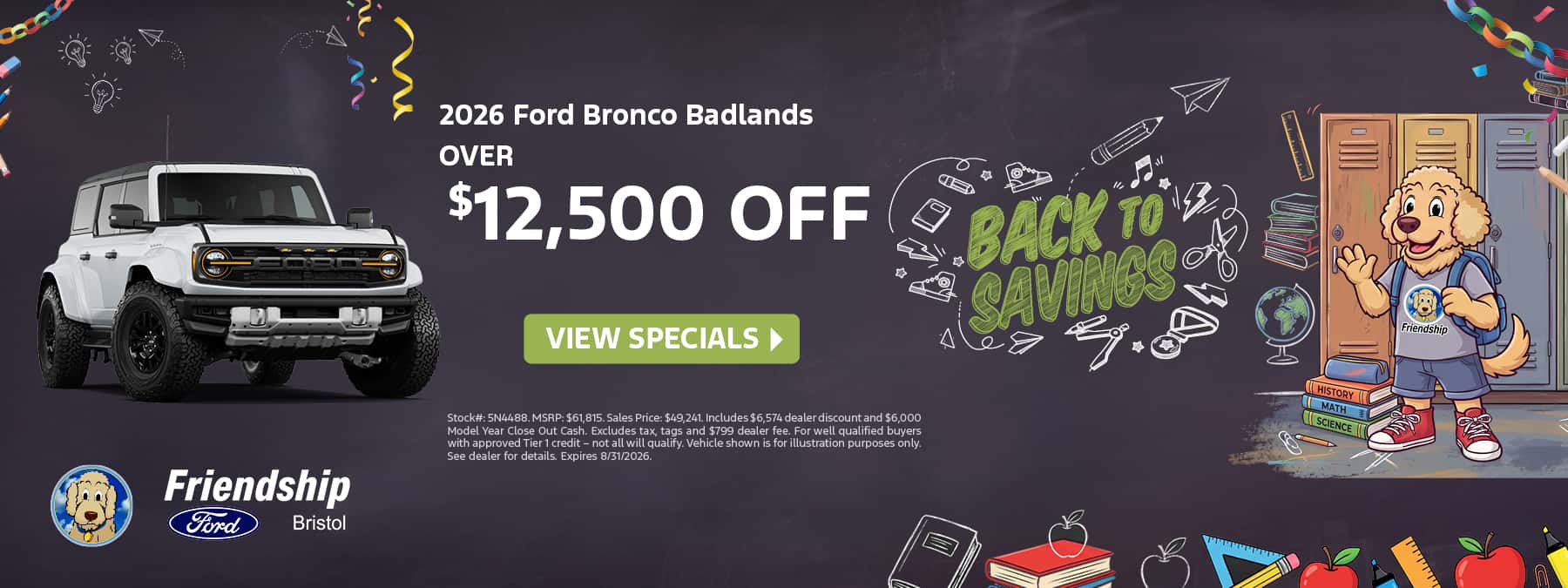 Over $12,500 off 2026 Ford Bronco!