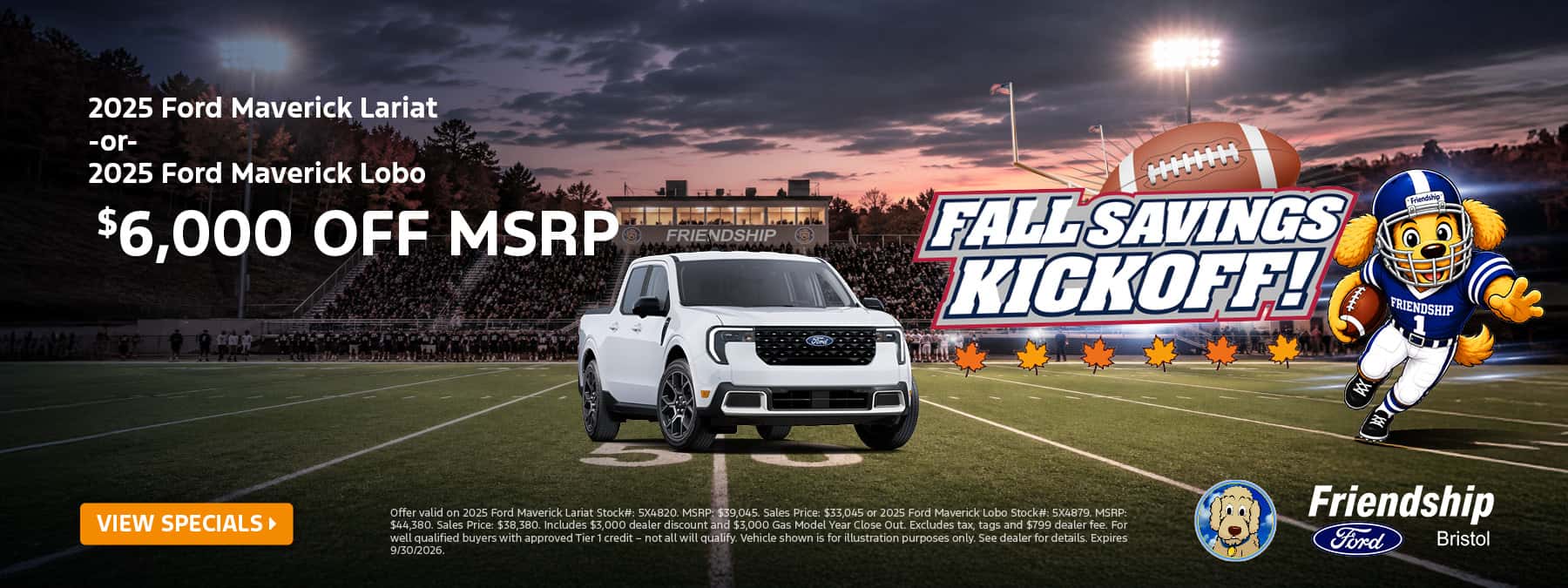 $6,000 off 2025 Ford Maverick!