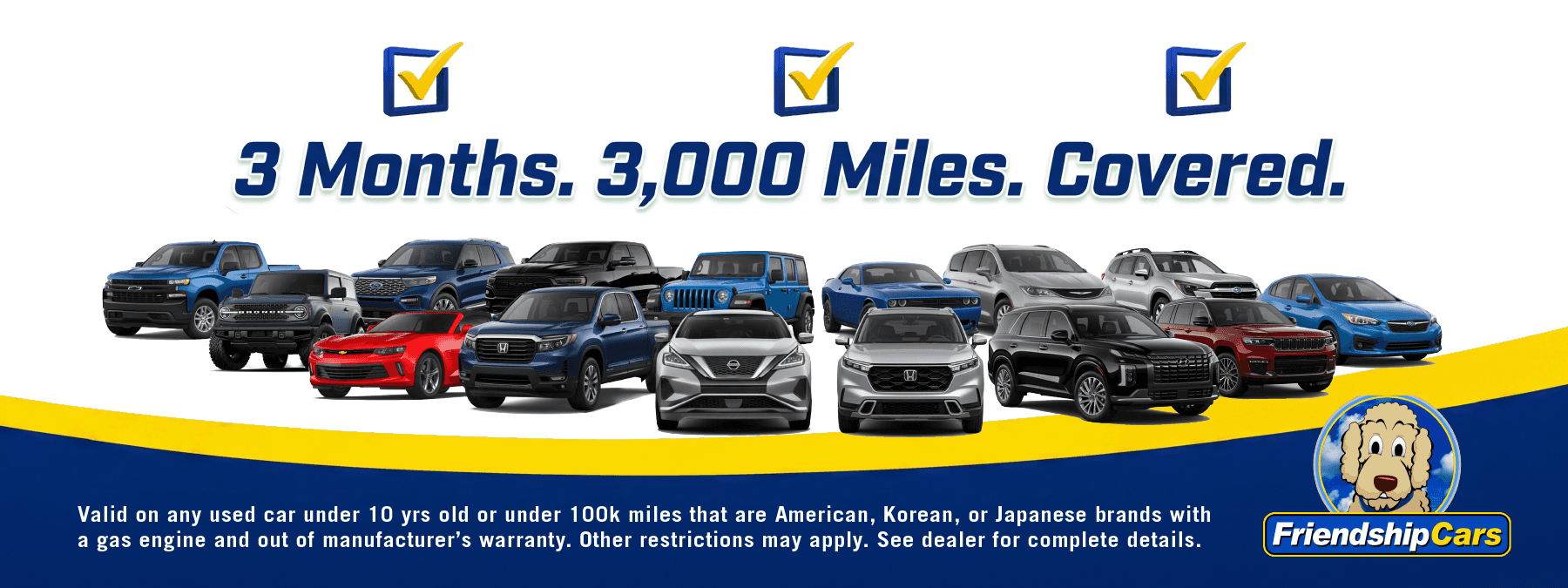 3mo/3k Mile Warranty Available!