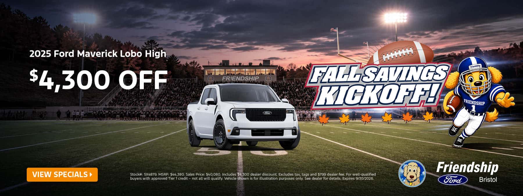 $4,300 off 2025 Ford Maverick!