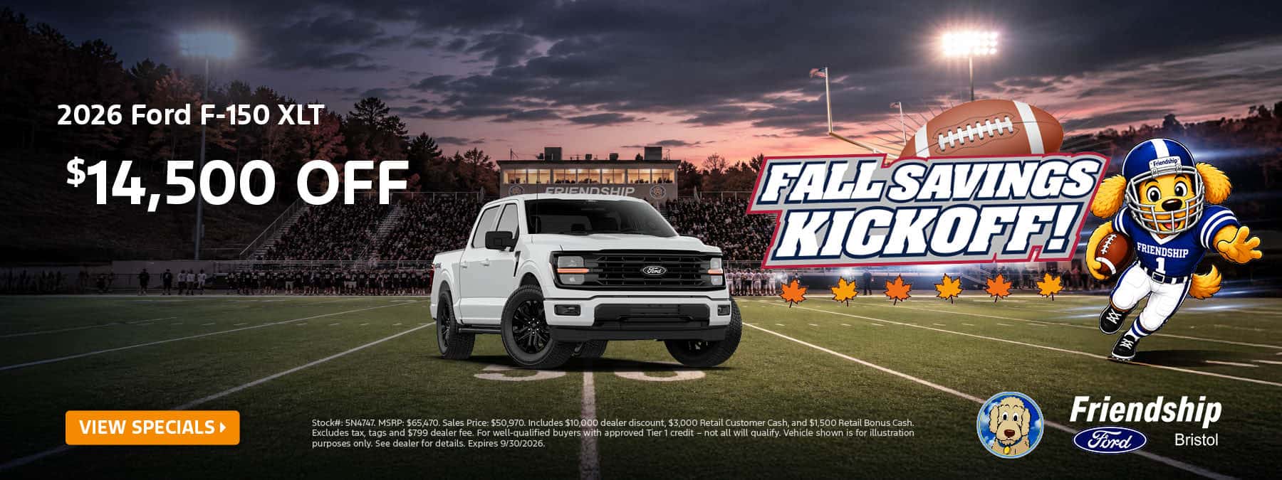 $14,500 off 2026 Ford F-150!