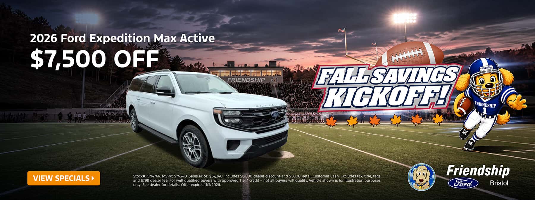 $7,500 off 2026 Ford Expedition!