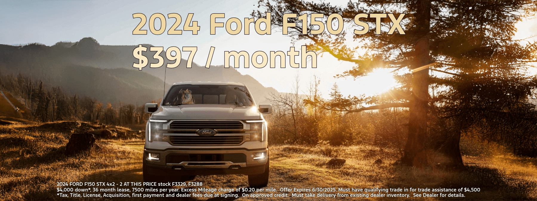 Fullerton Ford June Lease Special Ford F-150 STX