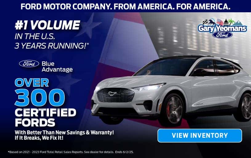 Over 300 Certified Pre-Owned Available!