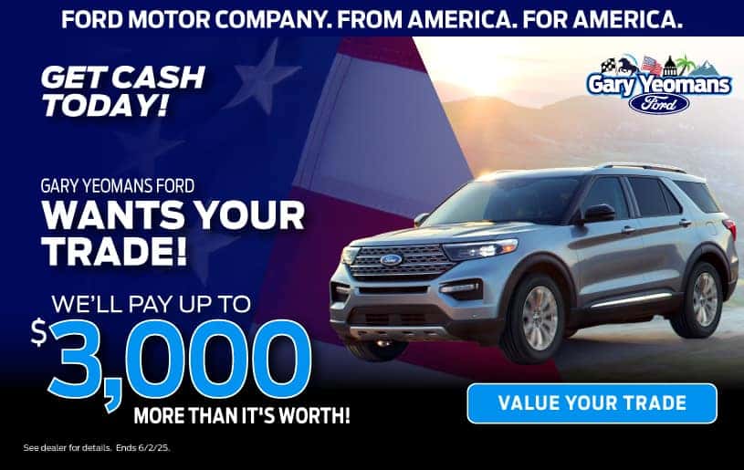 We Want Your Trade!