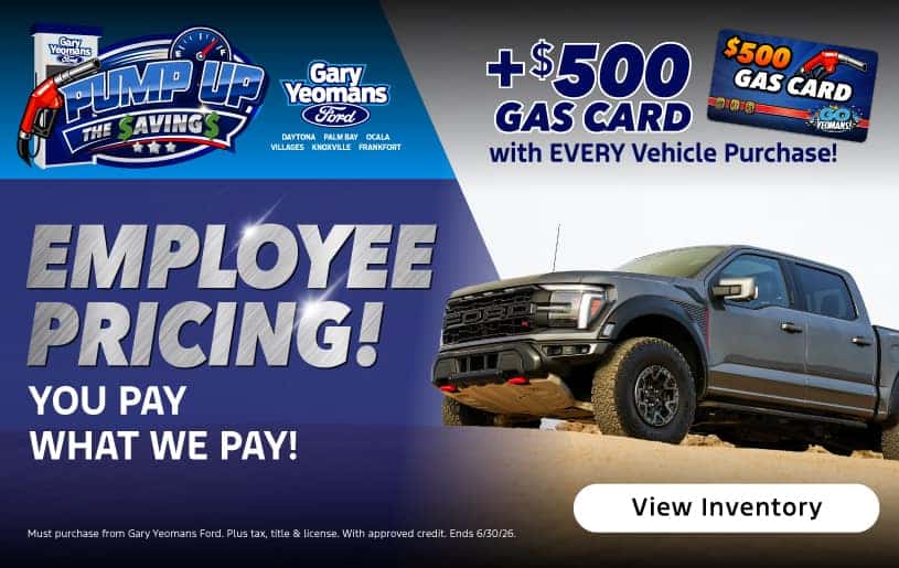 Employee Pricing: You Pay What We Pay! PLUS $500 GAS CARD with EVERY Vehicle Purchase! 