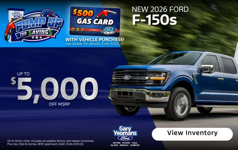 New 2026 Ford F-150s in stock: Up to $5,000 off MSRP! 