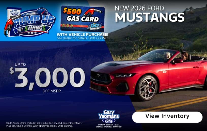 New 2026 Ford Mustangs in-stock: Up to $3,000 off MSRP! 