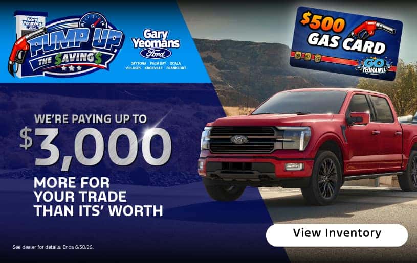 We’re paying up to $3,000 MORE FOR YOUR TRADE THAN IT’S WORTH!  