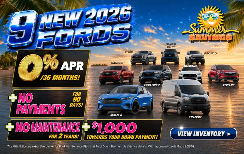 9 New 2026 Fords!