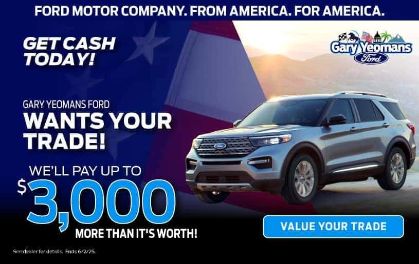 We Want Your Trade!