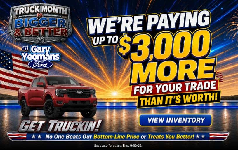 Up to $3,000 More for Your Trade Than It's Worth!