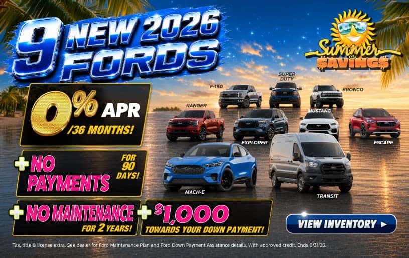 9 New 2026 Fords!