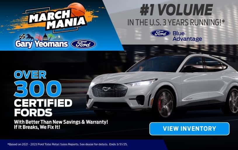Over 300 Certified Pre-Owned Available!