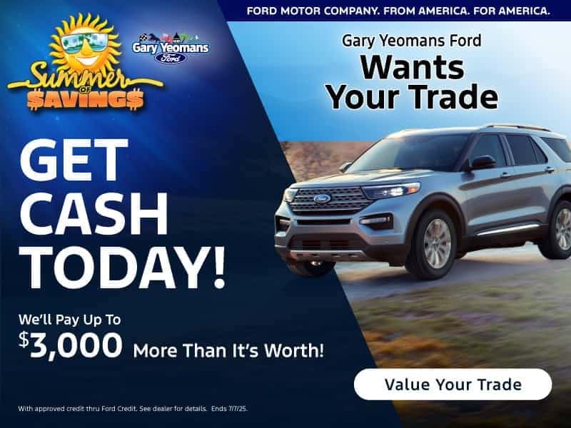We Want Your Trade!