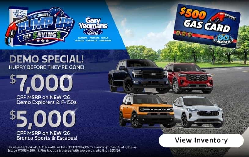 DEMO SPECIAL! HURRY BEFORE THEY’RE GONE!