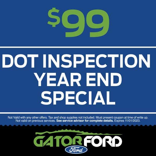 DOT Inspection Year End Special