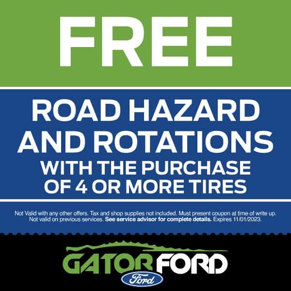 Free Road Hazard & Rotations