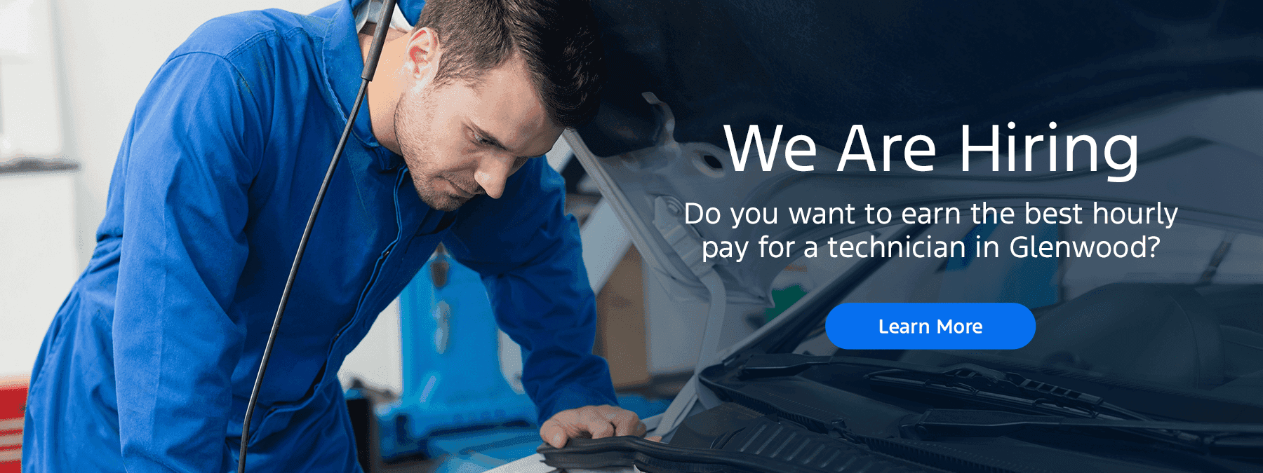 We Are Hiring Do you want to earn the best hourly pay for a technician in Glenwood?